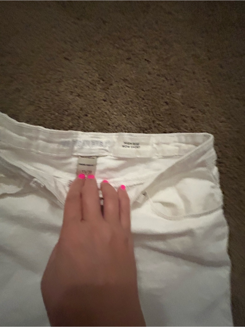 American Rag White Jean Shorts